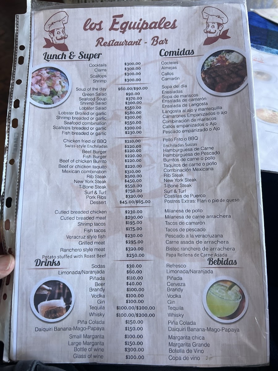 Restaurant Bar Los Equipales Menu - Image 3