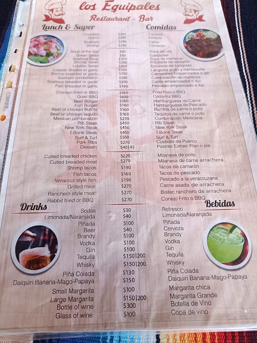 Restaurant Bar Los Equipales Menu - Image 4